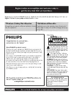 Предварительный просмотр 2 страницы Philips SPA1260 User Manual