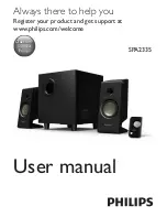 Philips spa1330 12 User Manual preview