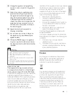 Предварительный просмотр 5 страницы Philips SPA1330 User Manual