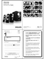 Предварительный просмотр 1 страницы Philips SPA3350/93 Instructions For Use