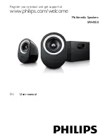 Предварительный просмотр 1 страницы Philips SPA4350 User Manual