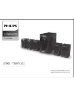 Предварительный просмотр 1 страницы Philips SPA5190B User Manual