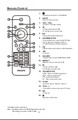 Предварительный просмотр 6 страницы Philips SPA9120B User Manual