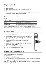 Предварительный просмотр 8 страницы Philips SPA9120B User Manual