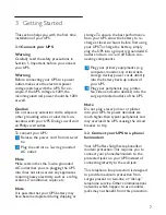 Preview for 7 page of Philips SPB4230WA User Manual