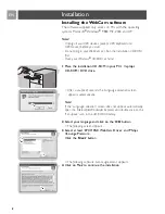 Предварительный просмотр 8 страницы Philips SPC710NC User Manual