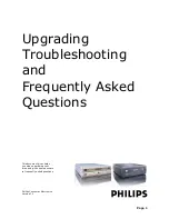 Preview for 1 page of Philips SPD1400BD Troubleshooting