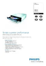 Philips SPD2410BD Specifications preview