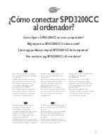 Предварительный просмотр 71 страницы Philips SPD3200CC User Manual