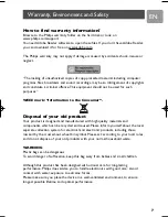 Preview for 7 page of Philips SPD5220 User Manual