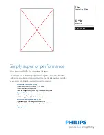 Preview for 1 page of Philips SPD8006BM Specifications