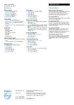 Preview for 2 page of Philips SPE9025CC Specification Sheet