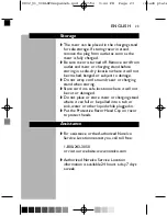 Preview for 23 page of Philips Spectra 8890XL User Manual