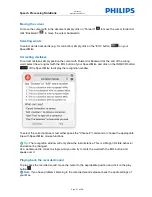 Предварительный просмотр 21 страницы Philips SpeechControl4Mac Workbook