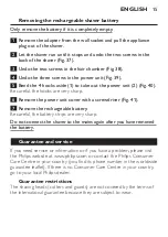 Preview for 15 page of Philips Speed-XL HQ7895/22 User Manual