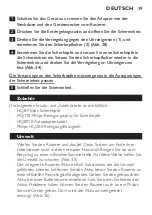 Preview for 39 page of Philips Speed-XL HQ7895/22 User Manual