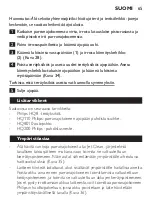 Preview for 65 page of Philips Speed-XL HQ7895/22 User Manual