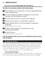 Preview for 92 page of Philips Speed-XL HQ7895/22 User Manual