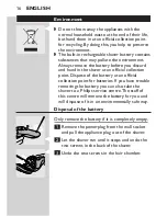 Preview for 14 page of Philips Speed-XL HQ8170CC User Manual