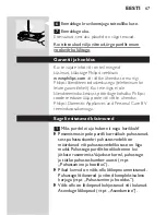 Preview for 65 page of Philips Speed-XL HQ8170CC User Manual