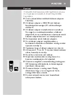 Preview for 83 page of Philips Speed-XL HQ8170CC User Manual