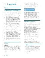 Preview for 3 page of Philips SPF1017 User Manual