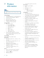 Preview for 25 page of Philips SPF1017 User Manual