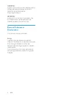 Предварительный просмотр 5 страницы Philips SPF1237 User Manual