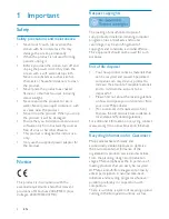 Preview for 3 page of Philips SPF2307 User Manual