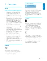 Preview for 4 page of Philips SPF2527 User Manual