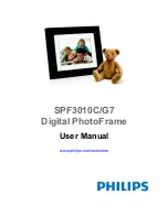 Preview for 1 page of Philips SPF3010C User Manual