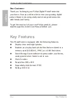 Preview for 5 page of Philips SPF3473 User Manual