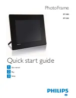 Предварительный просмотр 1 страницы Philips SPF4008 Quick Start Manual