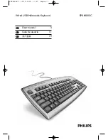 Preview for 1 page of Philips SPK4000SC User Manual