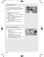 Preview for 8 page of Philips SPK4000SC User Manual