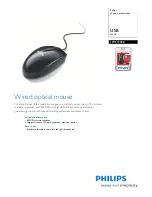 Preview for 1 page of Philips SPM1700BB Specifications