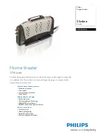 Philips SPP1187WA Specification Sheet preview