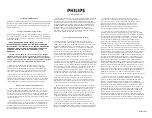 Preview for 2 page of Philips SPP2284WA Installation Instructions