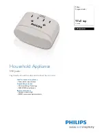 Philips SPP2302WC Specification Sheet preview