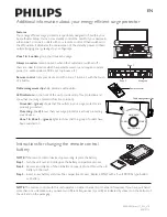 Philips SPP5107C Additional Information preview