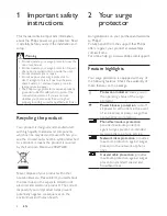 Preview for 3 page of Philips SPP5126A User Manual