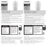 Предварительный просмотр 1 страницы Philips SPS1460WA/37 User Manual