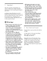 Preview for 3 page of Philips SQM5232 User Manual