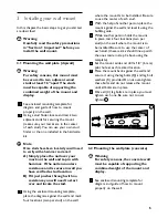 Предварительный просмотр 5 страницы Philips SQM5312/27 User Manual