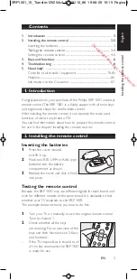 Preview for 3 page of Philips SRP 1001/10 User Manual