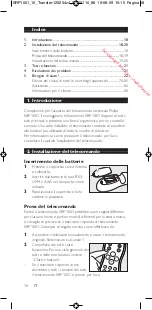 Preview for 18 page of Philips SRP 1001/10 User Manual