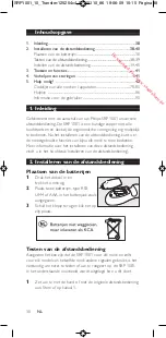 Preview for 38 page of Philips SRP 1001/10 User Manual