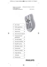 Philips SRP 1001 User Manual предпросмотр