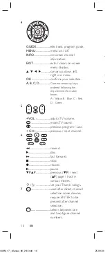 Предварительный просмотр 10 страницы Philips SRP2004WM User Manual