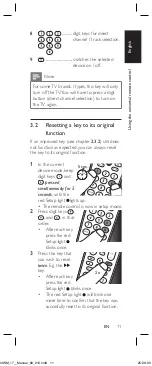 Предварительный просмотр 11 страницы Philips SRP2004WM User Manual